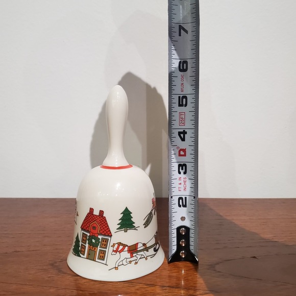 Vintage Stoneware Bell, "The Joy of Christmas", #26084, Action Industries, 1989 - Picture 6 of 6